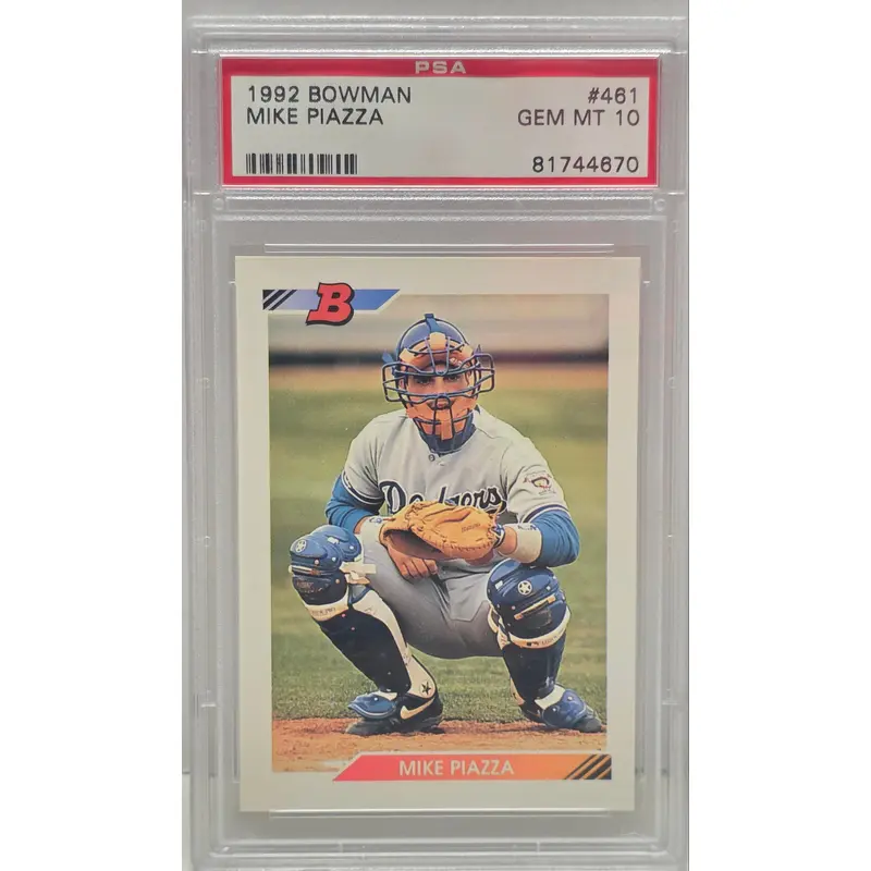 Mike Piazza 1992 Bowman Rookie #461 PSA 10 Gem Mint