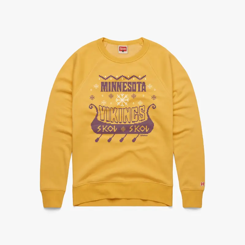 Minnesota Vikings Holiday Crewneck