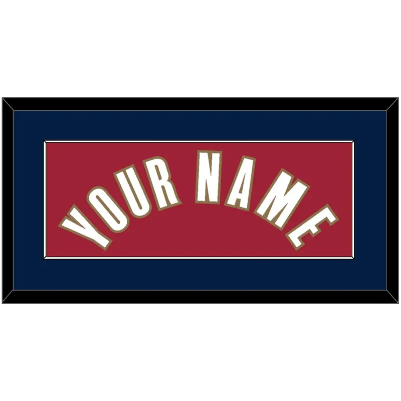 Cleveland Name - Road Red (2003-2010) - Single Mat 2