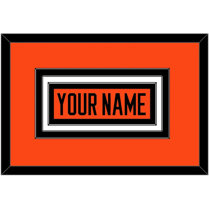Philadelphia Nameplate - Alternate Black - Triple Mat 1