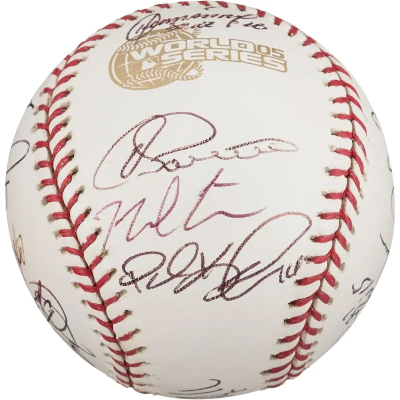 2005 Chicago White Sox World Series Champs Team Signed W.S. Baseball Beckett COA