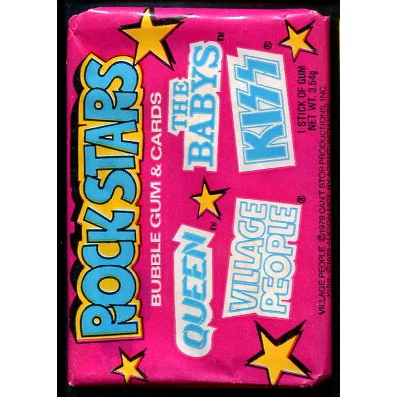 1979 Donruss Rock Stars Unopened Wax Pack