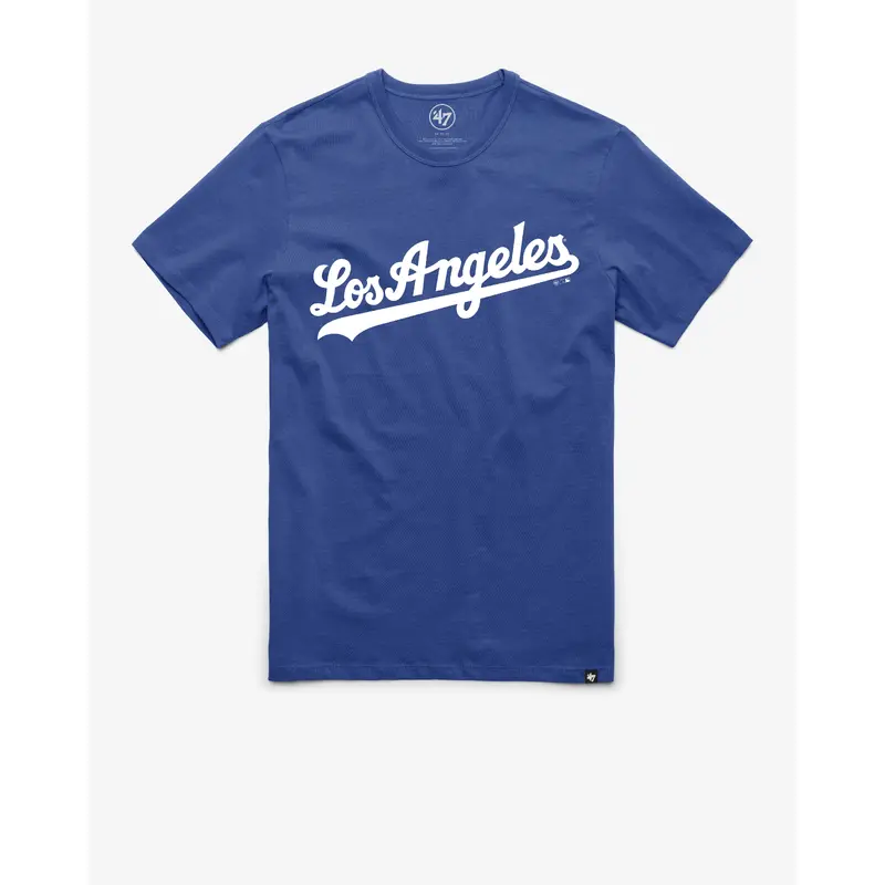 LOS ANGELES DODGERS WORDMARK '47 FRANKLIN TEE
