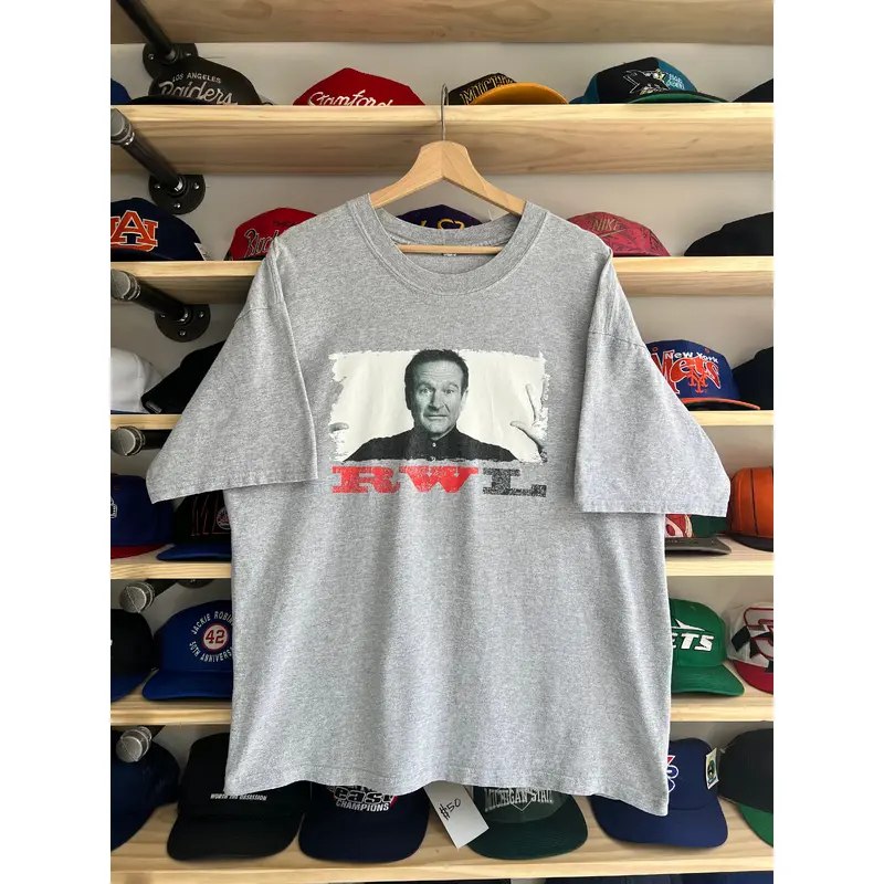 Vintage 2002 Robin Williams Live Tour Tee Size XL