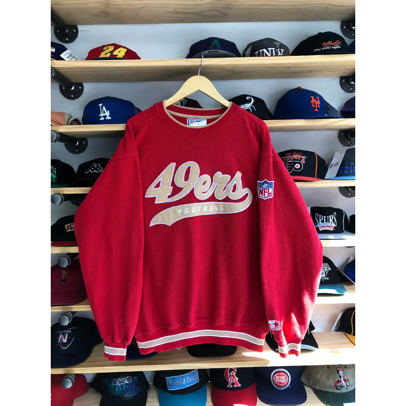 Vintage Starter ProLine San Francisco 49ers Script Crewneck Size XL