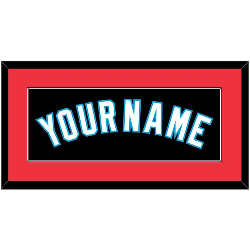 Miami Name - Alternate Black - Single Mat 3