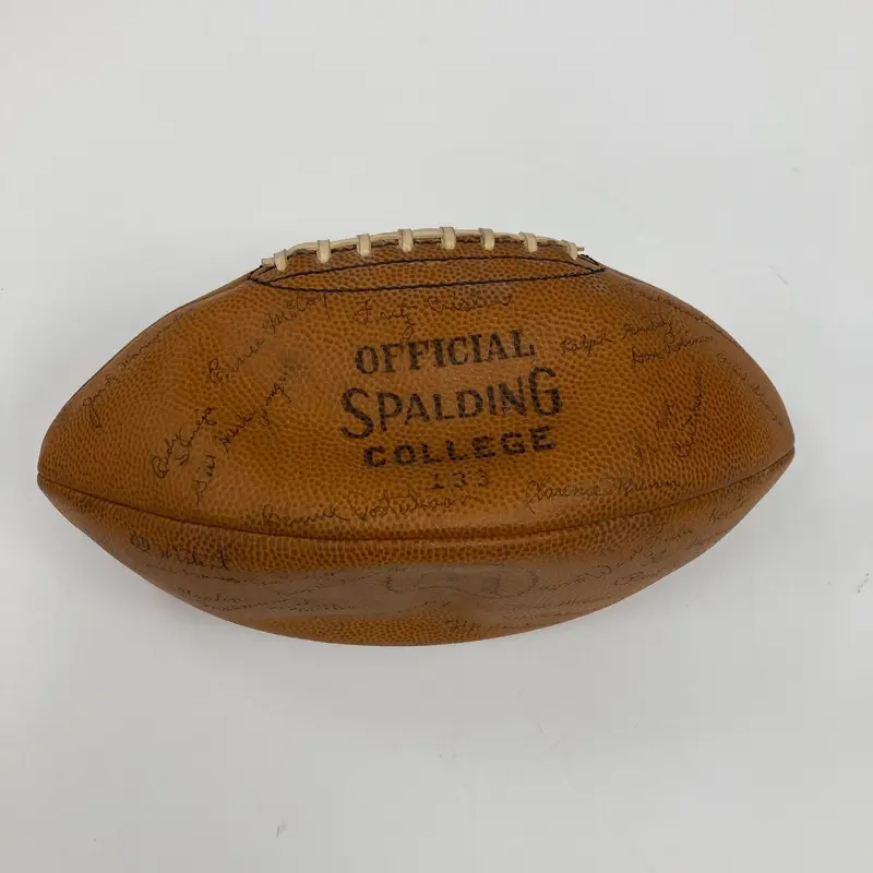 1941 University of Michigan Wolverines Team Signed Spalding College Football JSA