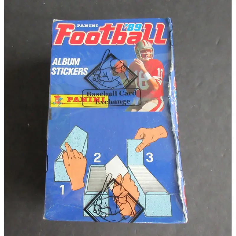 1989 Panini Football Album Stickers Box (BBCE)