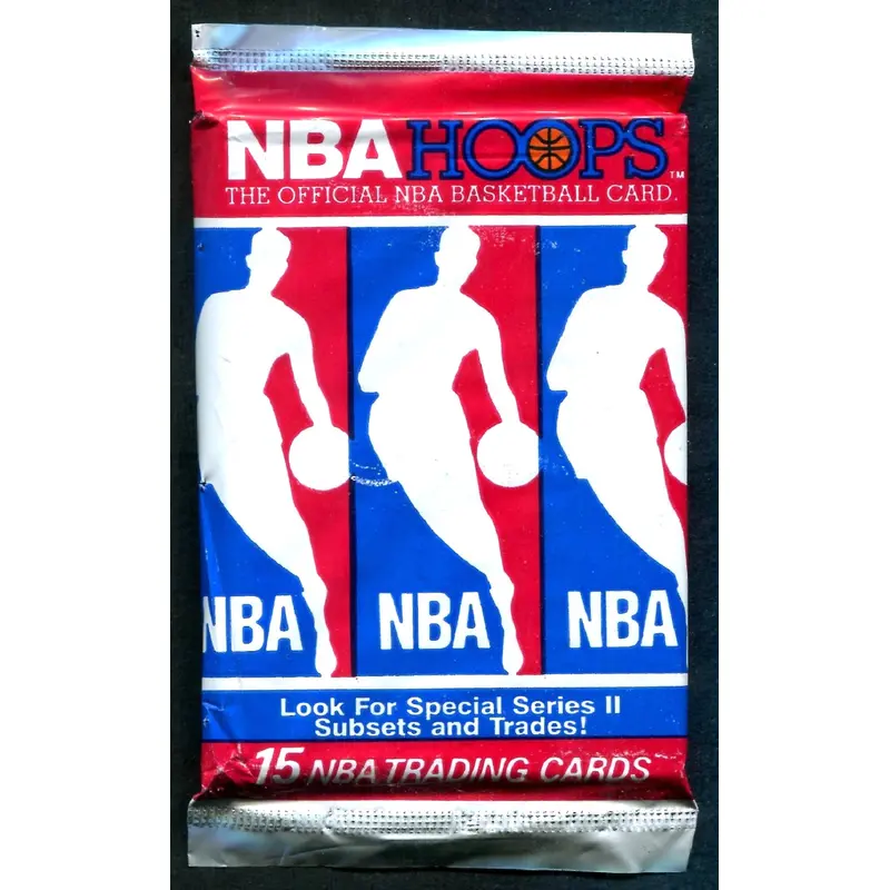 1990/91 Hoops Basketball Unopened Series 2 Pack