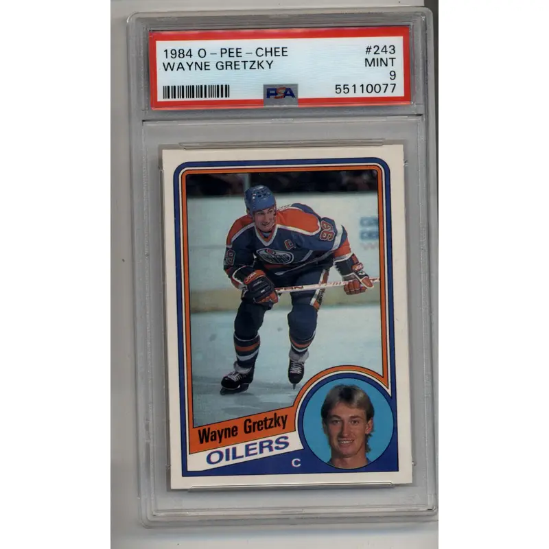 Wayne Gretzky 1984-85 O-Pee-Chee #243 PSA 9 Mint