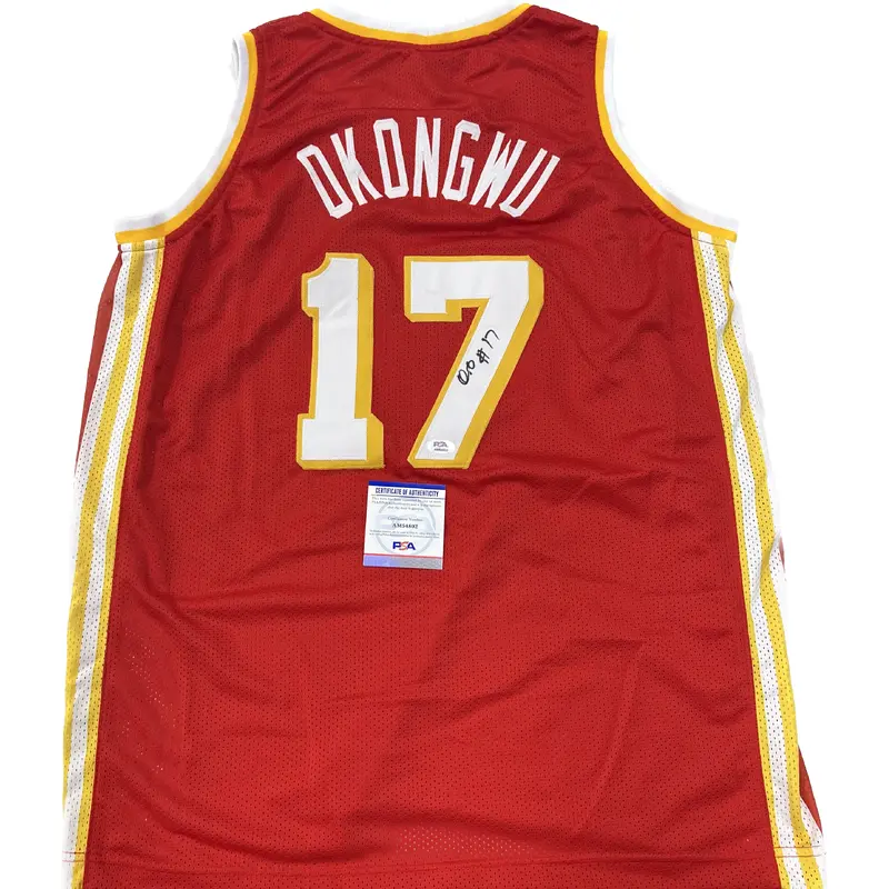 Onyeka Okongwu signed jersey PSA/DNA Atlanta Hawks Autographed