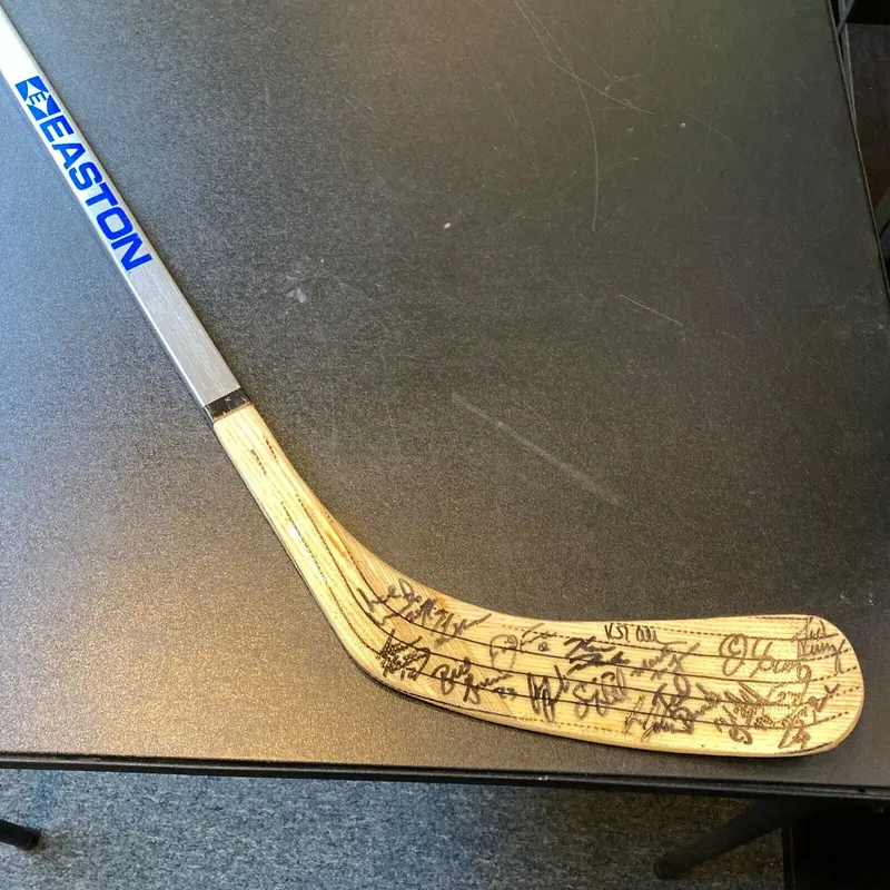 1992 Olympics Winter Game Team USA Signed Autographed Authentic Hockey Stick
