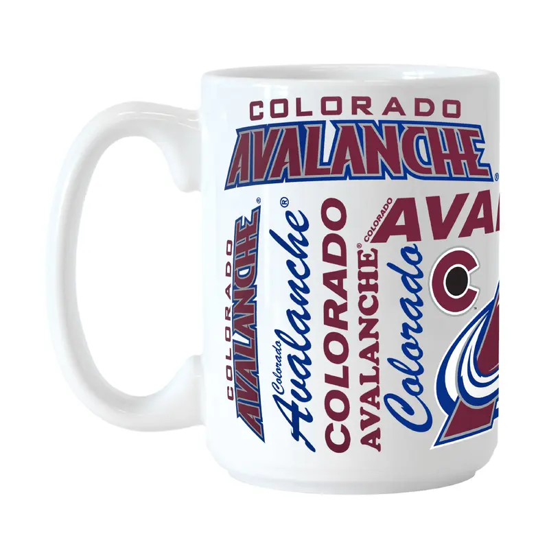 Colorado Avalanche 15oz Spirit Sublimated Mug