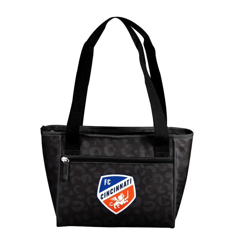 FC Cincinnati Leopard Print 16 Can Cooler Tote