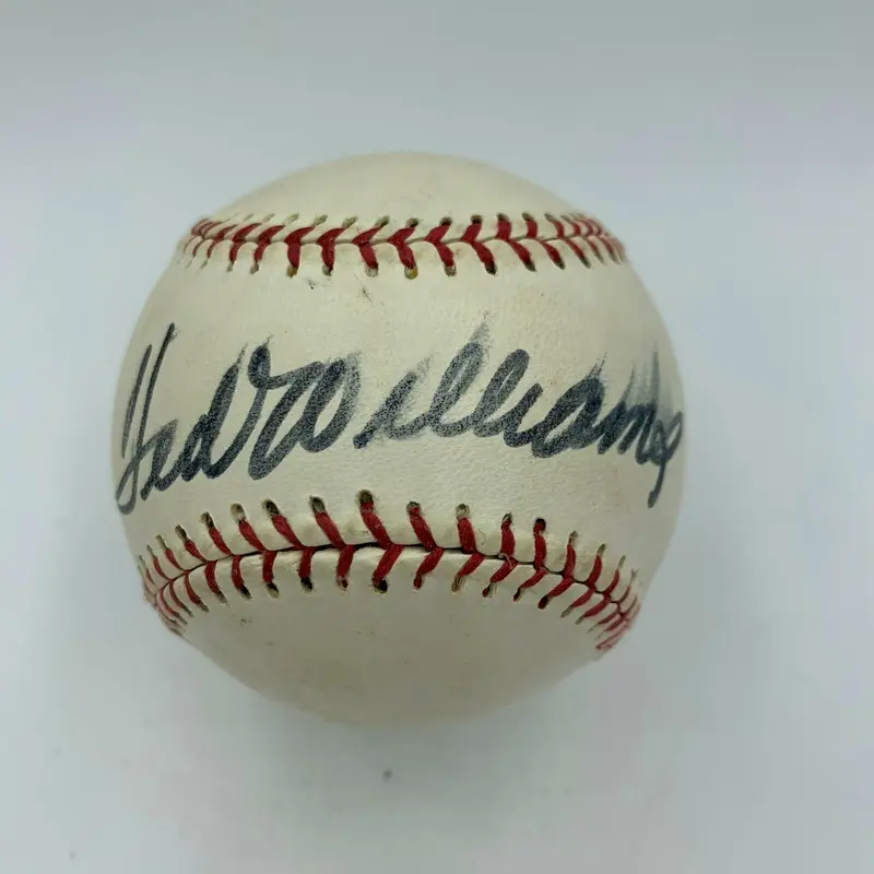 Ted Williams Signed Autographed Baseball With JSA COA