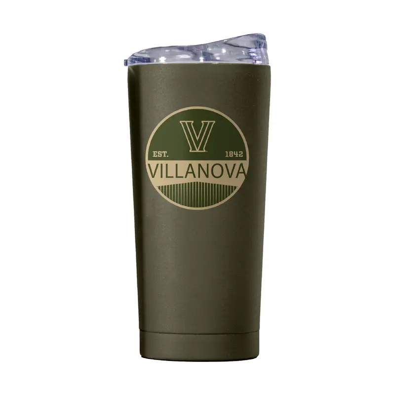 Villanova 20oz Olive Badge Powder Coat Tumbler