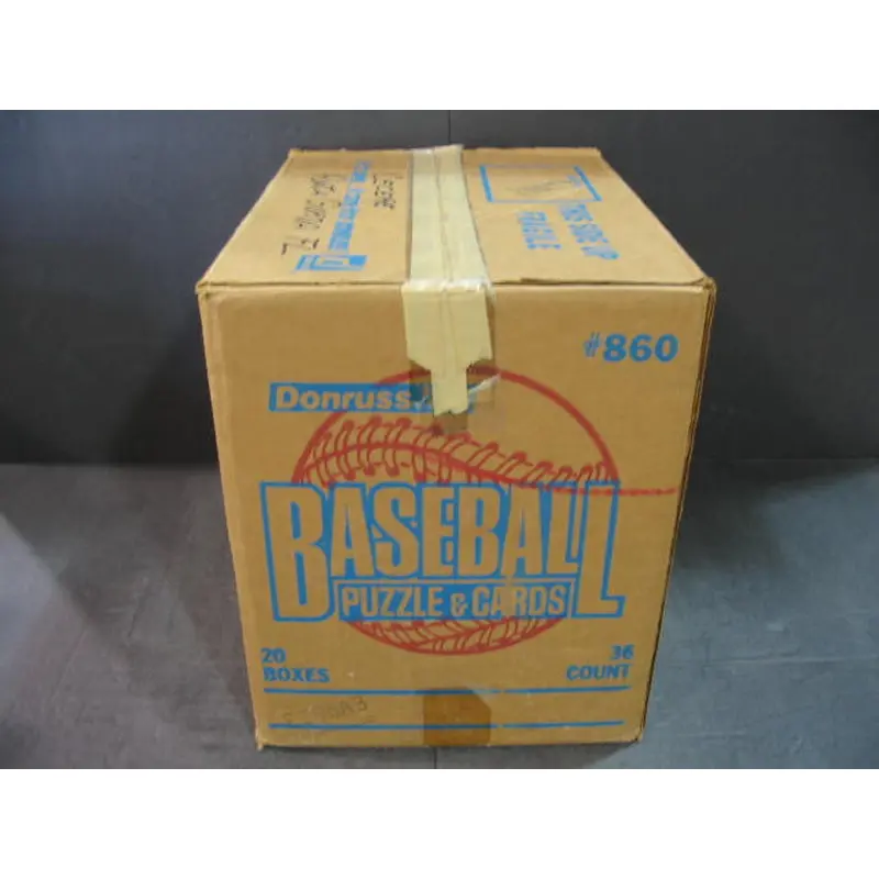 1986 Donruss Baseball Unopened Wax Case (20 Box) (Sealed)