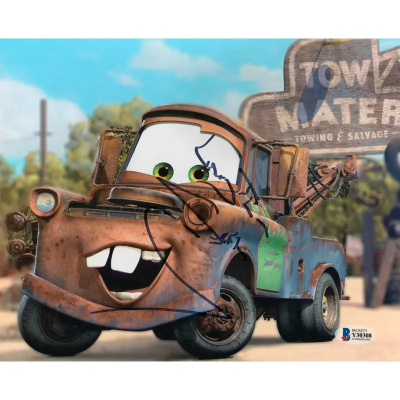 Larry The Cable Guy Cars Authentic Signed 8x10 photo Autographed BAS #Y30308