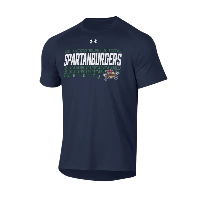Adult UA Navy Loose Dry Fit Tee