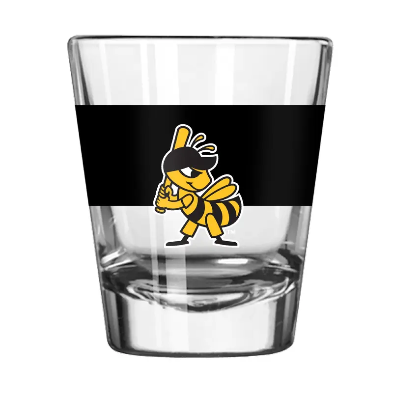 Salt Lake Bees 2oz Colorblock Shot Glass
