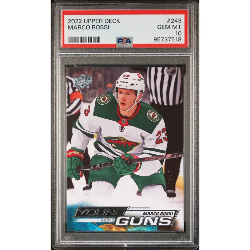 Marco Rossi 2023 Upper Deck Rookie #243 PSA 10 Gem Mint