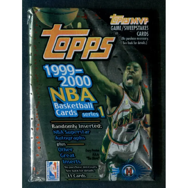 1999/00 Topps Basketball Unopened Series 1 Pack (Hobby) (11)
