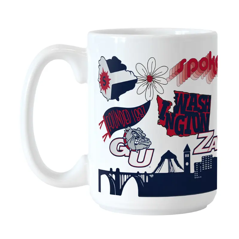 Gonzaga 15oz Native Sublimated Mug