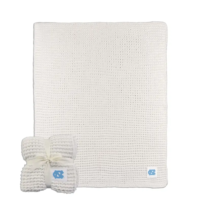 North Carolina Cable Knit Throw 50x60