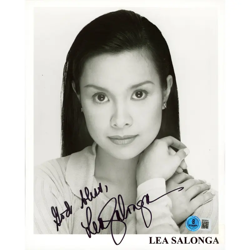Lea Salonga Mulan "God Bless" Authentic Signed 8x10 Vertical Photo BAS #BS20814