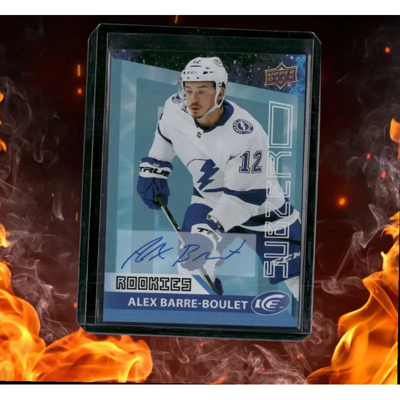 2021-22 Upper Deck Ice Alex Barre-Boulet Sub Zero Rookie Auto #SZ-27