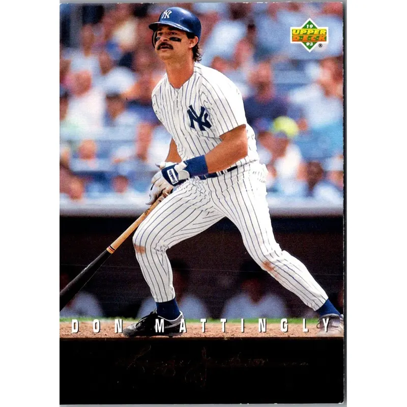 1993 Upper Deck Reggie Jackson's Clutch Performers Don Mattingly #R14
