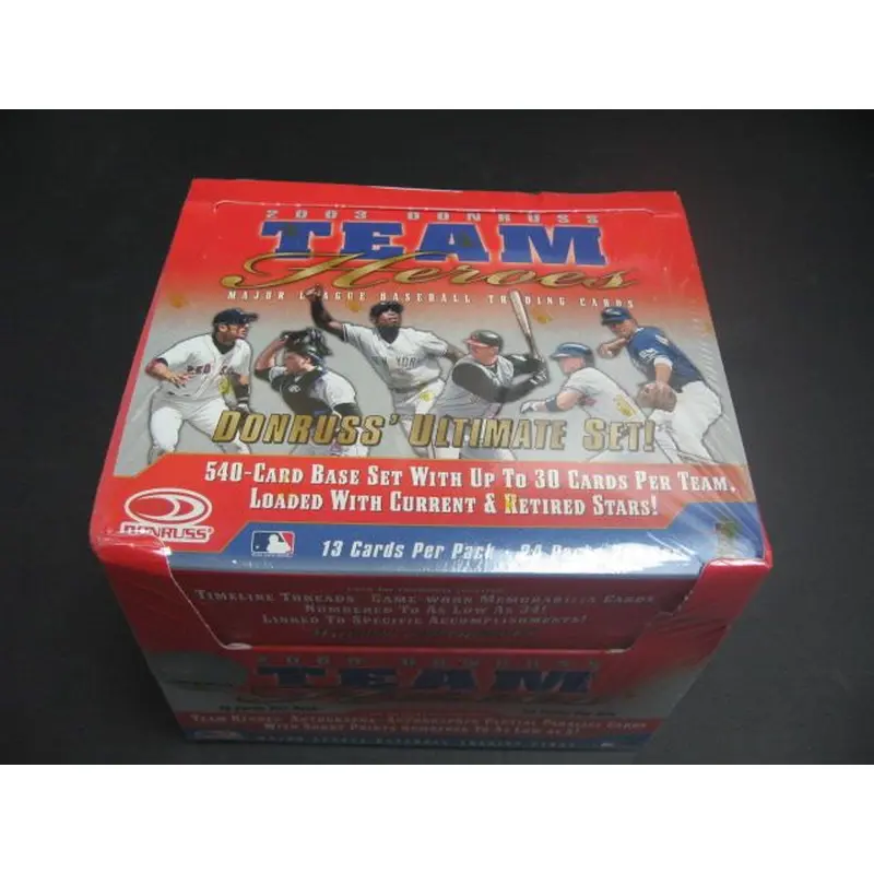 2003 Donruss Team Leaders Baseball Box