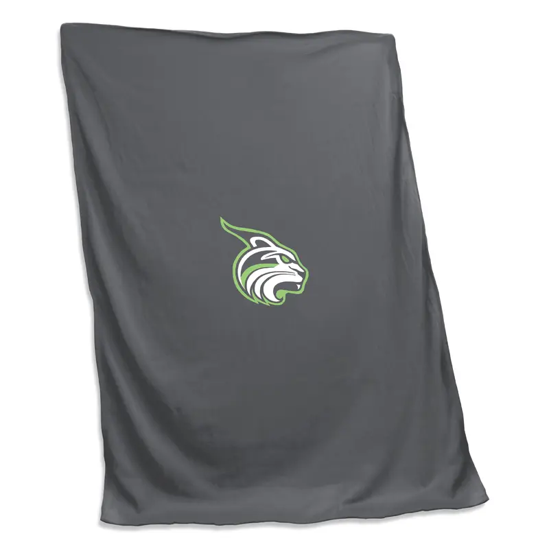 Lesley U Charcoal Sweatshirt Blanket (Screened)