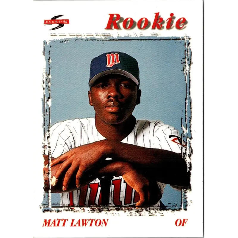 1996 Score Matt Lawton #495 Rookie