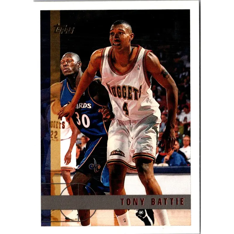 1997 Topps Chrome Refractors Tony Battie #208