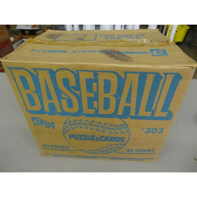 1984 Donruss Baseball Unopened Wax Case (20 Box)